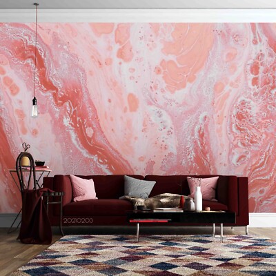 3D Pink White Texture Abstract Wallpaper Wall Murals Removable Wallpaper 8