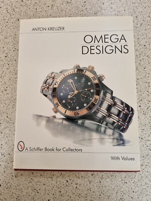 Omega Designs hardback book Anton Kreuzer speedmaster seamaster history  quartz