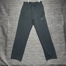 Nike Mens Pants Joggers M Grey Dri Fit Performance Fleece Lounge Training Track