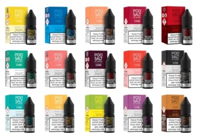 Pod Salt Core Nikotinsalz Liquid 10ml | 11mg & 20mg | Alle Sorten | Mengenrabatt
