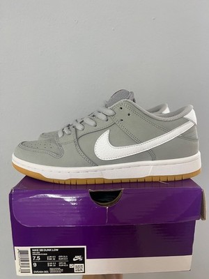 Nike SB Dunk Low Pro ISO ''Wolf Grey Gum'' Size 7.5 Us Men