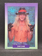 1991 Brockum Rock Cards Jani Lane Warrant Card Light Play