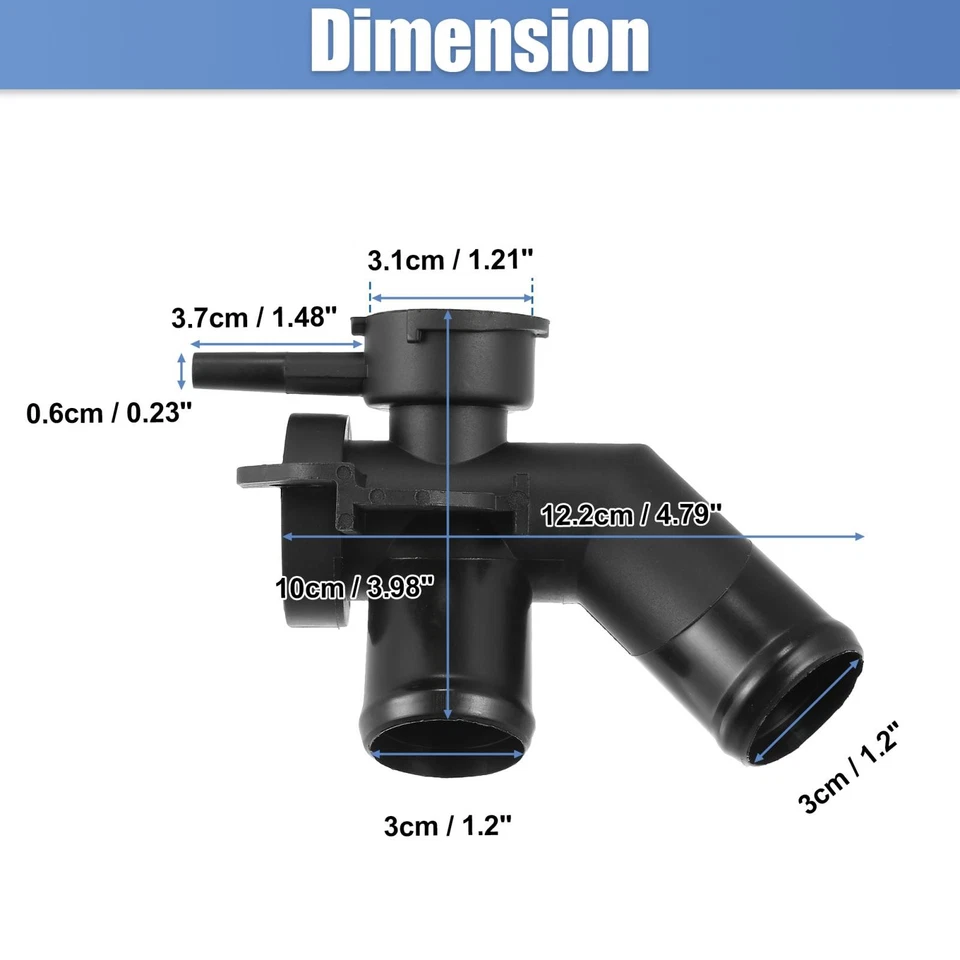 Tubo de cuello de llenado de refrigerante de radiador 21517-JP00A para Nissan Murano Quest 2009-2017 Foto 4 de 4