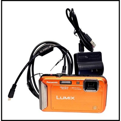 Panasonic Lumix DMC-TS20 Orange Digital Camera Waterproof Tested