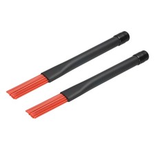 Retractable Drum Brushes Percussion Brush Nylon Stick Red for Jazz 2pcs