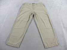 VINTAGE Polo Ralph Lauren Pants Mens 38x32 Khaki Tan Baggy Chino Trouser 90s