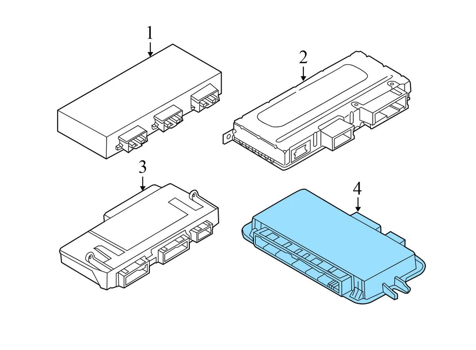 BMW 535I GT XDRIVE 2012-2016 - Módulo de control del espacio para los pies FRM3 / BCM 9313928 Foto 3 de 4