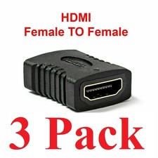 3 x HDMI to HDMI Coupler Extender Female Joiner Adapter Coupling Connector F/F