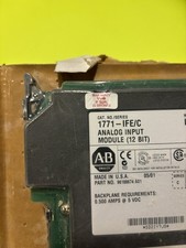 ALLEN BRADLEY 1771-IFE/C  REV JO1 ANALOG INPUT MODULE 12 BIT SERIES C F/W REV L