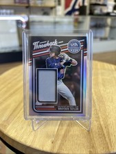 2026 Prizm USA Baseball Stars & Stripes Brayden Taylor Silver Game Worn Patch