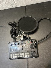 Live Sound Card and Audio Interface with DJ Mixer Effects and Voice Changer