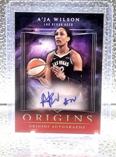 2024 Panini WNBA Origins Basketball Red Auto Aja Wilson 04/99 WNBA MVP