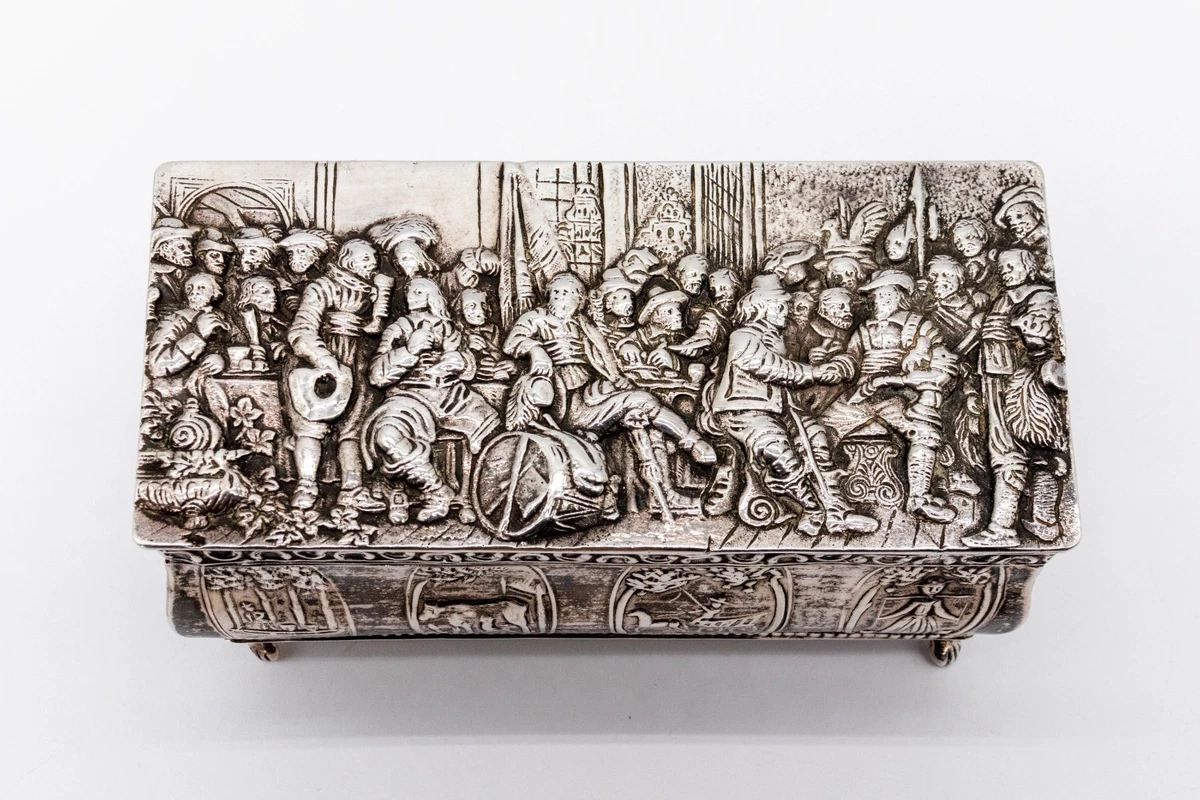 Silver Boxes 1900-1940 for sale | eBay