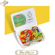 Lightweight 50-Pack Locking Stitch Markers for Crochet  Knitting Crafts