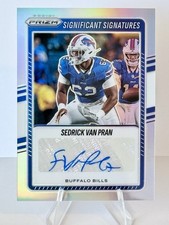2025 Panini Prizm Football - Sedrick Van Pran #SSI-SVP Significant Signatures