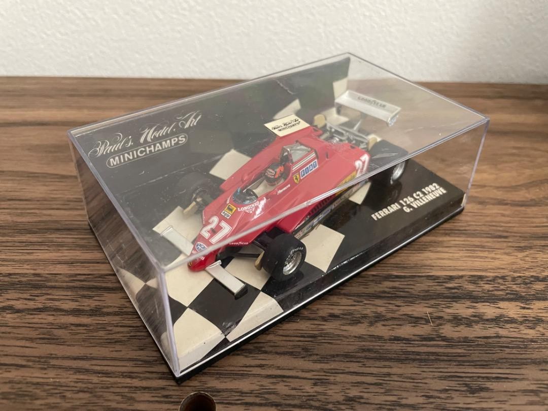 Ferrari 126 C2 1982 G. Villeneuve ミニカー Minichamps F1 Ferrari 126 C2 1982 Gilles Villeneuve #PFABZ8