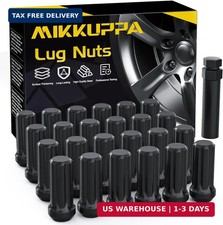 MIKKUPPA 24PCS Lug Nuts Replacement Chevy Ford GMC Cadillac Aftermarket Wheels