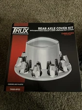 Trux Accessories Chrome Rear Axle Cover Kit THUB-RP33 10 Lug Wheel Cover New