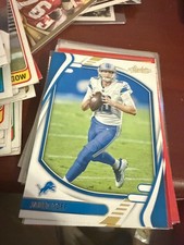 2021 Panini Absolute Gold Foil Jared Goff #8