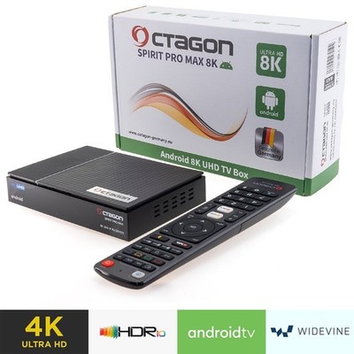 Octagon SPIRIT PRO MAX 8K UHD Android 11 IP-Receiver