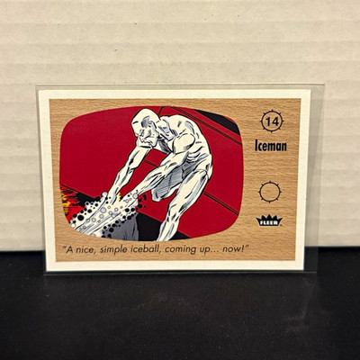 Fleer 2015 Marvel Fleer Retro Iceman # 14 SP