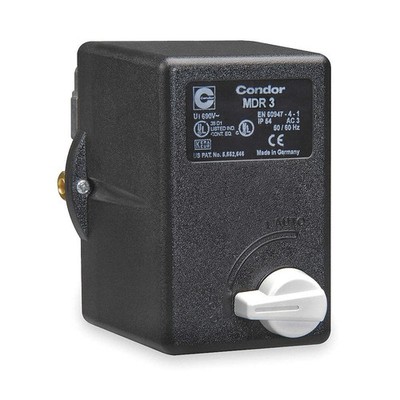 CONDOR USA, INC 31SE3EXX PressureSwitch,Auto/Off,3PST,45-160psi 3FWE3