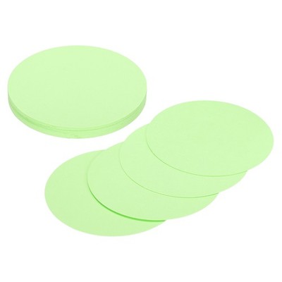 24Pcs Circle Card Stock, 3.9Inch Cardstock Paper Circles for Craft, Light Green