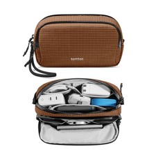 tomtoc Electronic Organizer Travel Case Performance, Water Resistant Dual Compar