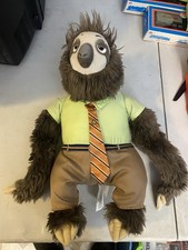 Rare Authentic Disney Store Zootopia Flash The Sloth Plush Stuffed Animal 15"