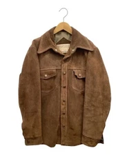 VTG 70s Schott Bros Western Rancher Suede Leather Jacket Made in USA