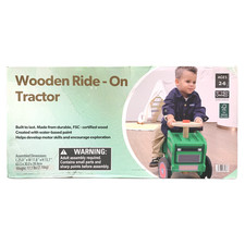 Guanyi Kid's Wooden Ride-On Vehicle, FSC Certified Wood  Water-Based Paints