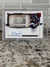 2021 Panini Impeccable Nico Collins Elegance RC Silver Bar Auto /19 Texans #130