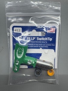GRACO FINE FINISH LOW PRESSURE REVERSIBLE SPRAY TIP 412 RAC X FF LP SWITCHTIP
