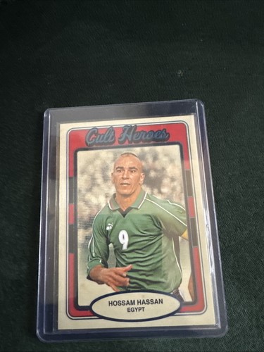 2025 Futera Unique Cult Heroes Hossam Hassan Egypt /10 Bookend