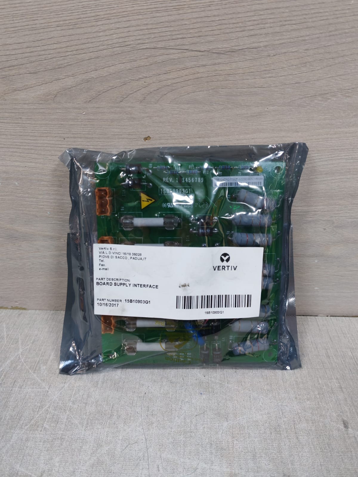 Emerson 15B10903G1 VERTIV 15B10903G1 REV.2 / 15H50581 REV.A BOARD SUPPLY INTERFACE 2