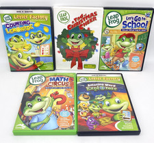 Leapfrog Lot of 5 DVD Educational Kids Learning Letters Math School Circus Words