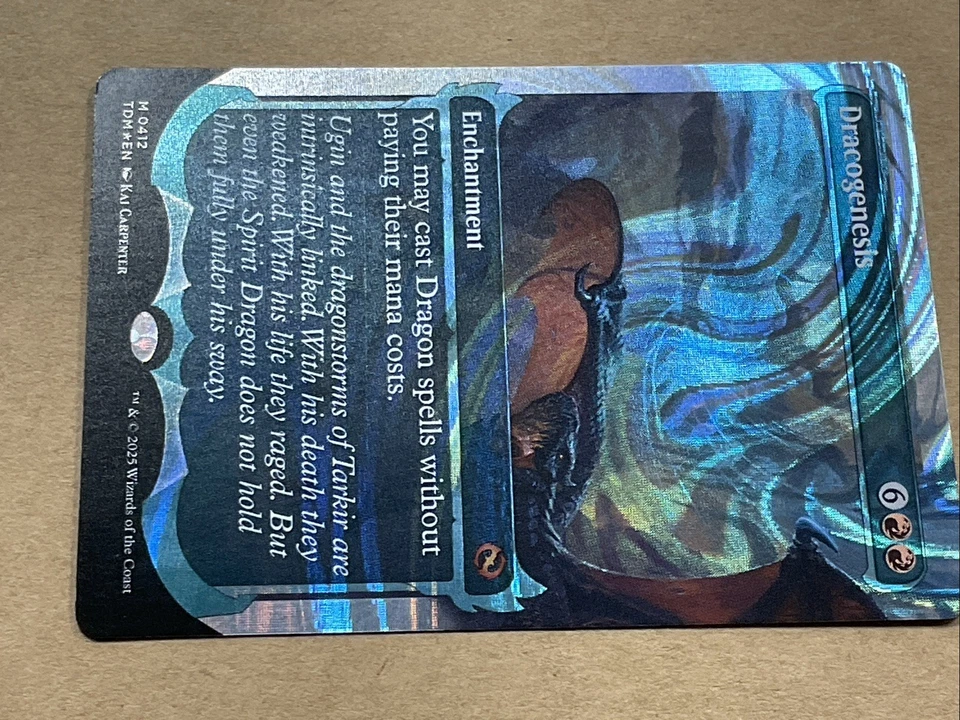 MTG English Dracogenesis (0412) (Showcase) (Halo Foil) NM Foil - Image 3 of 4