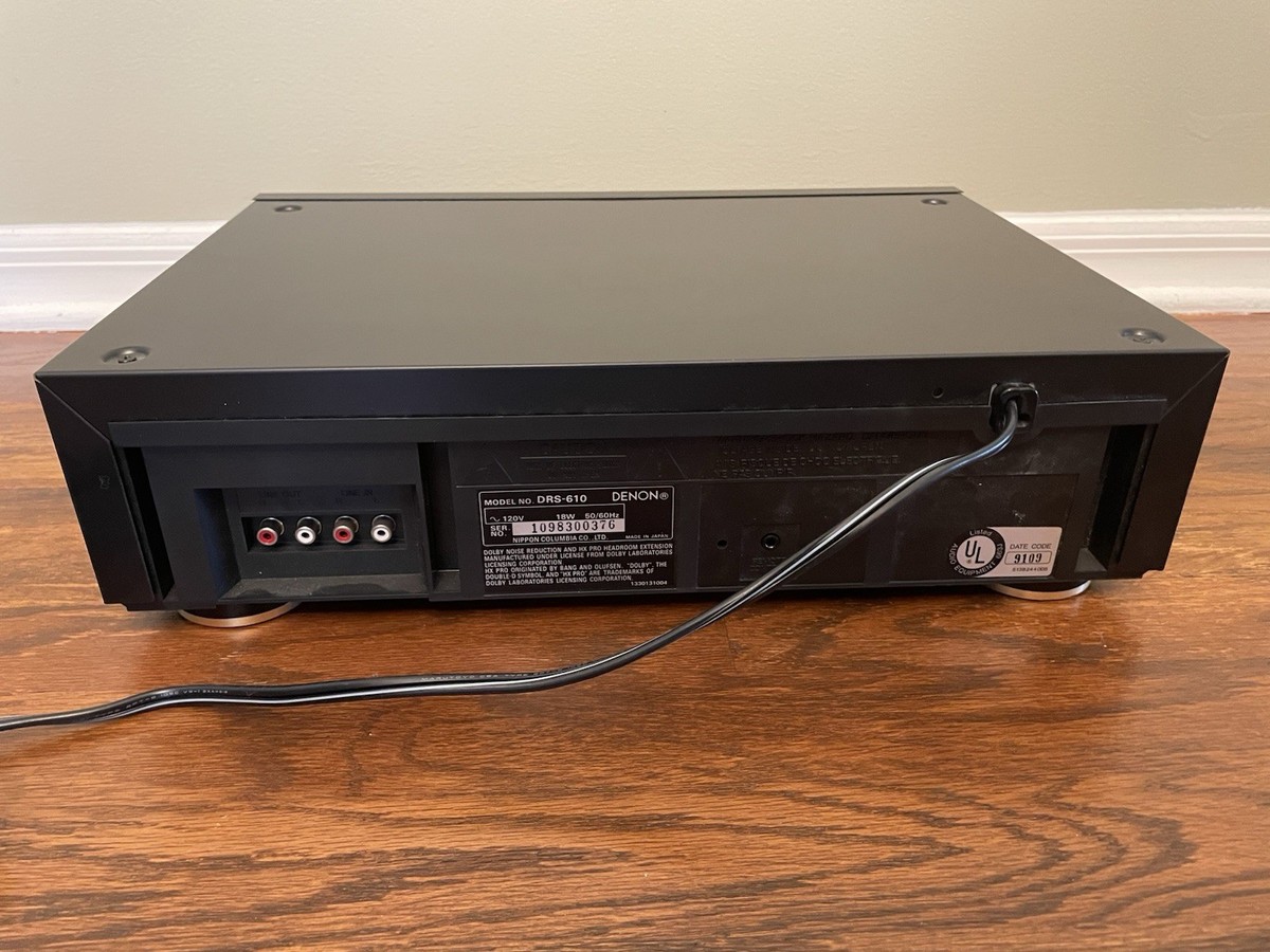 DENON DRS-610 ステレオカセットデッキ Denon DRS-610 Precision Audio Component/Stereo Tape Deck NICE | eBay