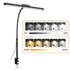 LED Desk Lamp Desk Light with Stepless Dimming Adjustable Flexible Gooseneck USB