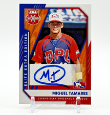 Miguel Tamares 2021 Panini Elite Extra Edition #220 AUTO DPL NM