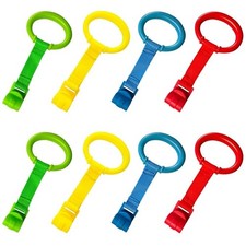 Baby Pull up Rings 8PCS 4 Colors Walking Assistant