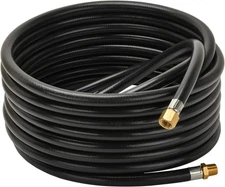 25 Ft Extension/Appliance Hose for Propane Gas, Black