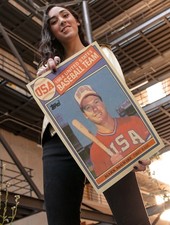 Mark Mcgwire 1985 Topps Tiffany 84 USA Baseball Team Rookie Card Poster 11x17