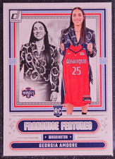 2025 PANNINI DONRUS WNBA #20 GEORGIA AMOORE WASHINGTON MYSTICS FRANCHISE FEATURE