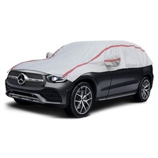 Half Car Cover Top SUV, Windshield Cover for Ice and Snow SUV L see size table 