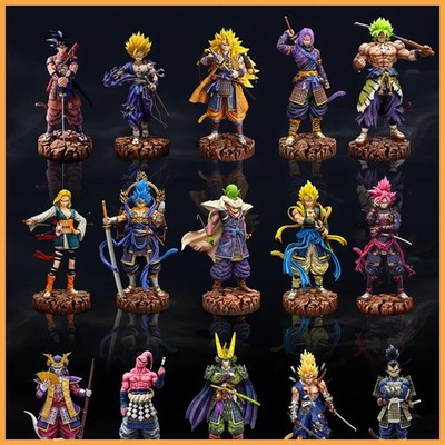 Dragon Ball Anime Figur 34 cm Samurai Son Goku Gohan Vegeta Figur Super