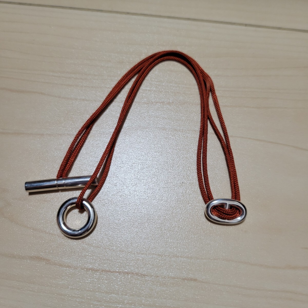 Vintage Hermes Chaine d'Ancre Silver Bracelet Necklace