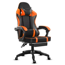 Ergonomic Gaming Chair for Adults PU Leather Big & Tall Reclining Office Seat 
