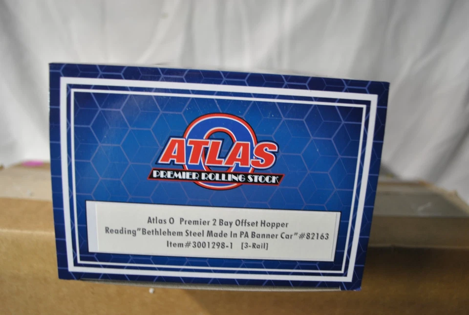 ATLAS ROLLING STOCK READING HOPPER #82163 ITEM# 30011298-1 N.I.B. - Image 3 of 3