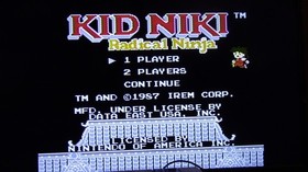 Nintendo NES Kid Niki Radical Ninja Video Game Data East 1987